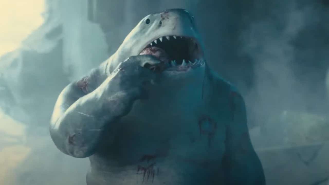 Tubarão-Rei em cena do filme O Esquadrão Suicida