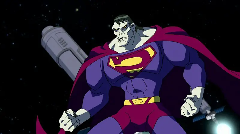 Imagem do Bizarro nas animações da DC