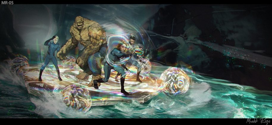 Artes conceituais de quarteto fant&aacute;stico 3