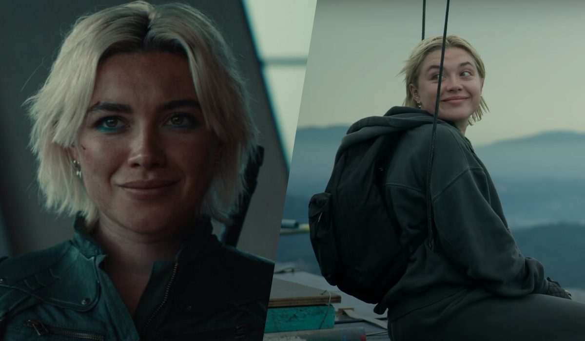 Florence Pugh salta de prédio em Thunderbolts