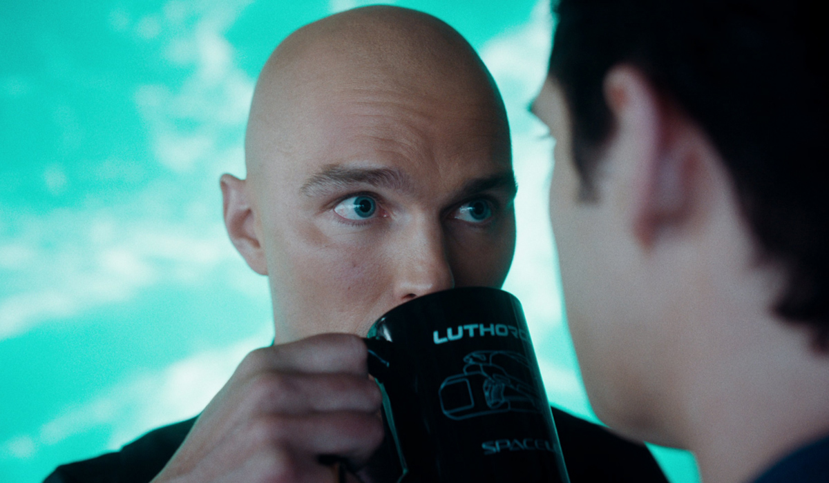 Lex Luthor encarando o superman