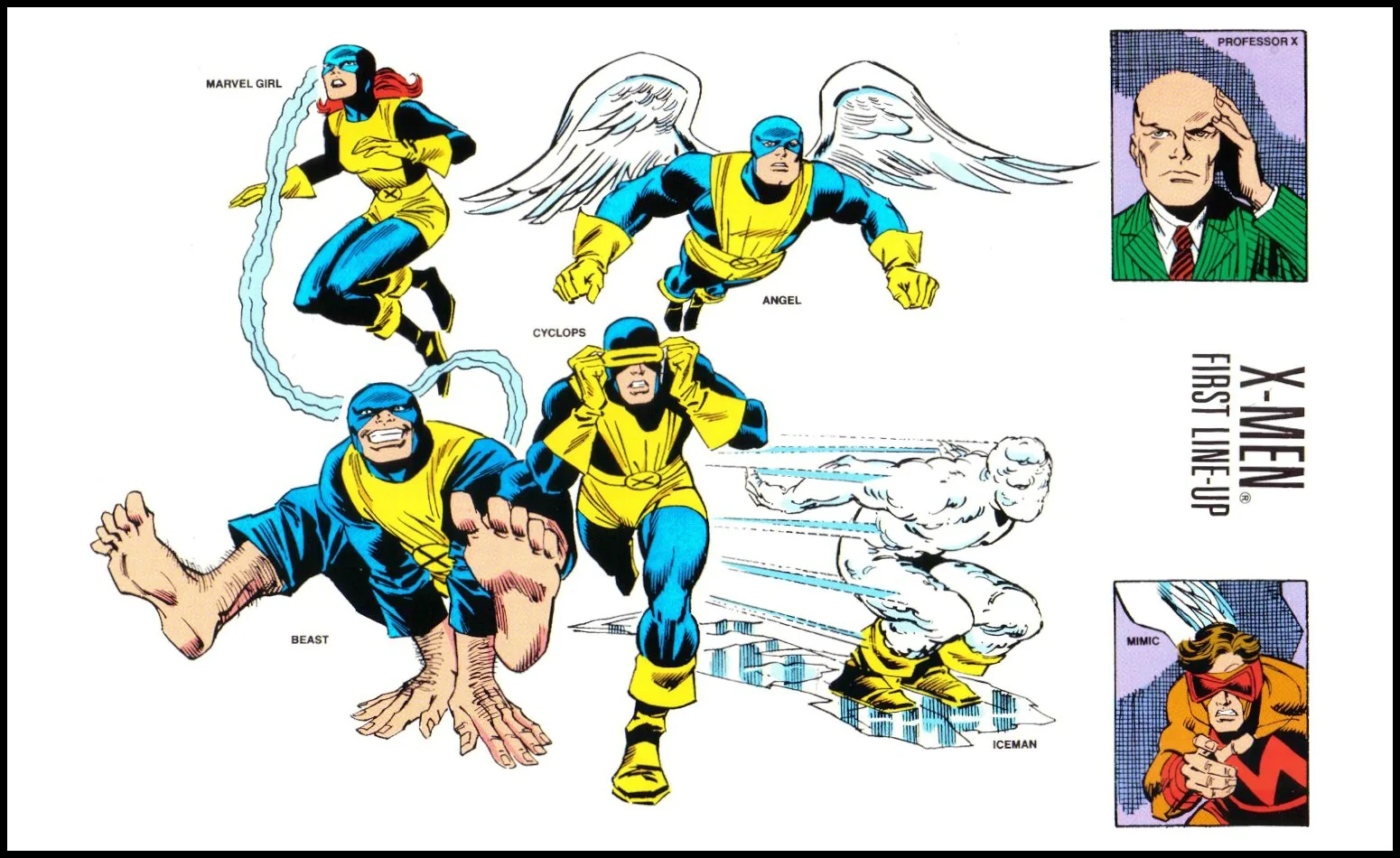 X-Men primeira formação
